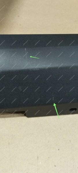 УЦЕНКА Обтекатель новый LADA Xray Cross порога левый с крепежом (тиснение) (царапины) ( смотри код 32695) Lada