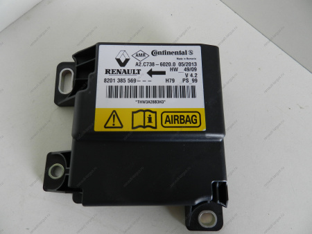 Электроблок подушек безопасности Renault Duster/Рено Дастер пассажира Renault