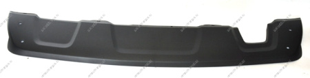 Защита RENAULT Duster/Рено Дастер заднего бампера черная Pulo Тайвань