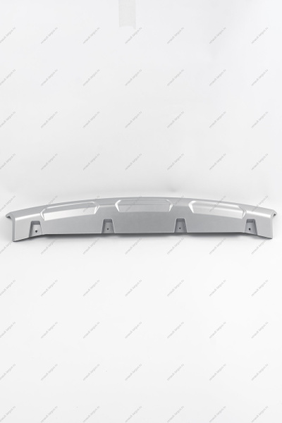 Накладка переднего бампера центральная (цвет серебристый) Lada Largus Cross до 2021г. (ORIGINAL) Lada