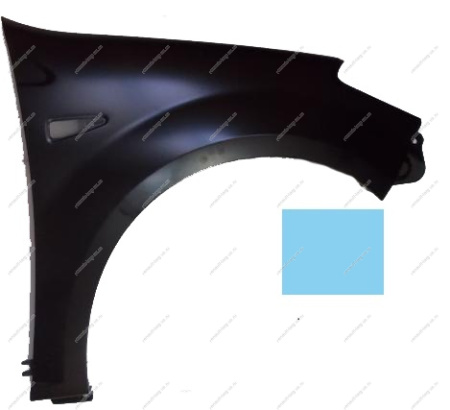 Крыло правое RENAULT Sandero крашеное Bleu Electrique RNZ Металлик API