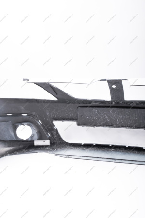 Бампер передний LADA Largus/Лада Ларгус крашеный 221 Ледниковый (Белый) без заглушки под букс. крюк Lada