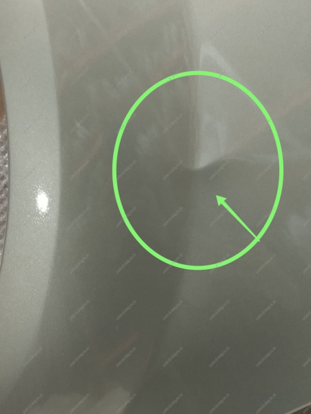 УЦЕНКА Крыло новое LADA Largus Cross (FL) крашеное переднее левое в цвет 242 Серый базальт ( залом на арке, грубык заломы на стыке с фарой ) Lada