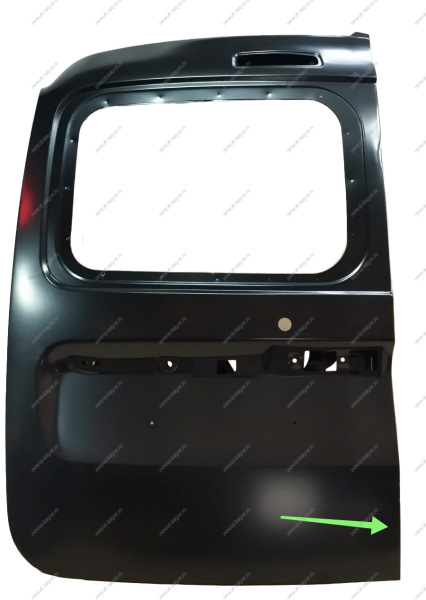 УЦЕНКА Дверь новая LADA Largus задка левая (под стекло) ( Два замятия по внутренней кромке ) Gamma