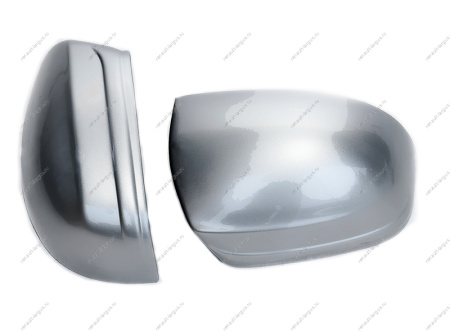 Облицовка LADA Largus наружного зеркала Полусфера в цвет левая+правая 691 Платина (Серебристый)К-Т