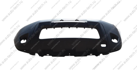 Бампер передний под птф RENAULT Duster/Рено Дастер (верх под покраску низ с тиснением) SAT
