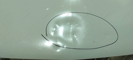 УЦЕНКА Капот новый LADA Largus/RENAULT Logan 04-13 (грубые замятия, тычки) (кат.грунт)без герм Lada