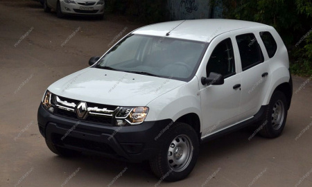 Крыло переднее левое RENAULT Duster крашеное Белый лед 369 API