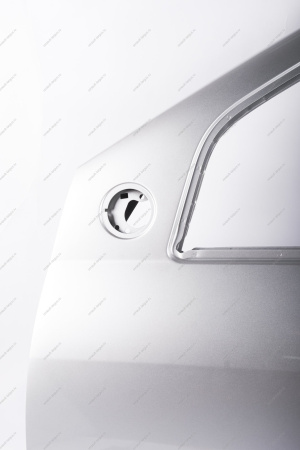 Дверь передняя левая LADA Largus/Лада Ларгус крашеная (с отв. под молдинг) 691 Платина (Серебристый Lada