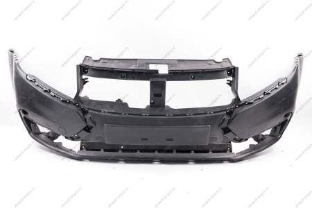 Бампер передний с отверстиями под накладки , с крышкой окна под буксирную проушину (под покраску) LADA Largus Cross (FL) NEW Lada