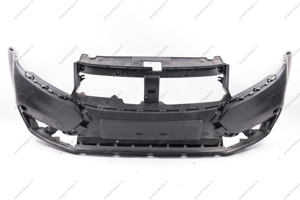 Бампер передний с отверстиями под накладки , с крышкой окна под буксирную проушину (под покраску) LADA Largus Cross (FL) NEW Lada