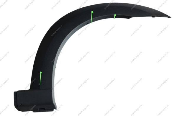 РОЗНИЦА Облицовка новая Lada Largus Cross до 2021 г переднего крыла правая (с клипсами и клеющей лентой) ( микро царапинки ) Lada