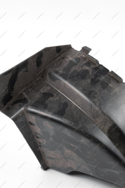 Щиток переднего бампера нижний LADA Largus/Лада Ларгус левый (раструб) воздухонаправляющий Lada