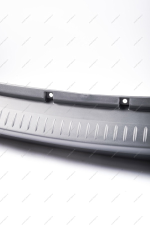 Бампер задний Лада Ларгус (не окраш) с тиснением (шершавый) без отверстий под парктроник Lada