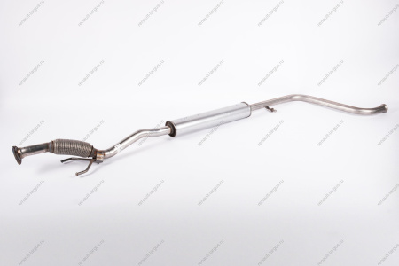 Глушитель дополнительный с трубами и кроншт.(резонатор) LADA Vesta/Веста Lada