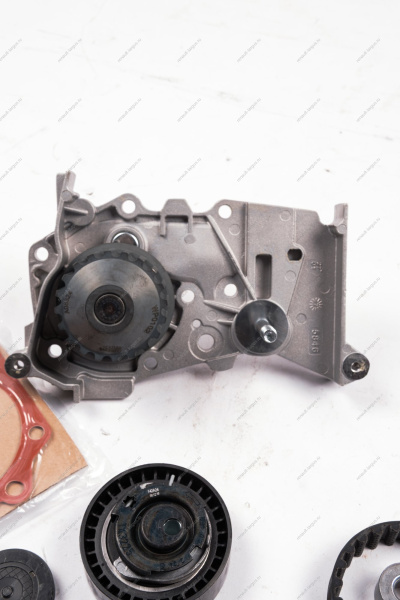 Ремень ГРМ+ ролик 22*D73 (самонатяжной) +водяной насос дв K7M Lada Largus Gates