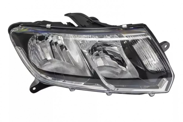 УЦЕНКА Фара правая 2 линзы RENAULT Logan 2014- ALRU.676512.128 лампа H7 Renault