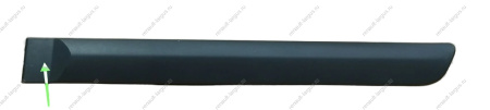 Молдинг новый LADA Largus двери задней левой (без пистонов) ( цвет серый) Lada