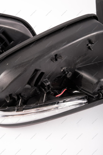 Зеркало LADA Vesta левое+ правое в сборе с накладкой под покраску электропривод , обогрев с повторит поворота(белые) в стиле Лексус к-т( MIRR