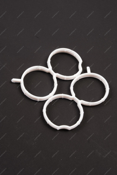 Комплект уплотнителей для ресивера и дроссельной заслонки с электронной педалью газа БЕЛЫЙ 3шт к-т ВАЗ-21116 БРТ