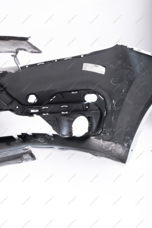 Бампер LADA Largus (FL) NEW передний с буксирной проушиной крашеный в цвет 221 Ледниковый (Белый) Lada