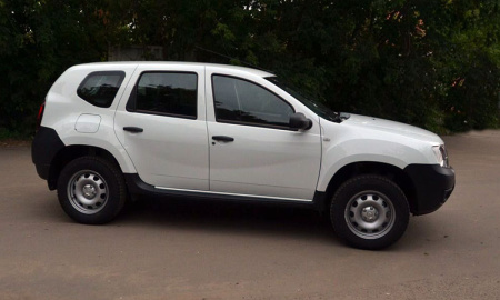 Крыло переднее левое RENAULT Duster крашеное Белый лед 369 Api