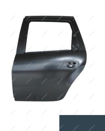 Дверь задняя левая крашеная RENAULT DUSTER 2010-2020 (RNF - BLEU MINERAL) Китай