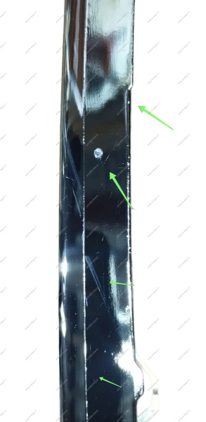 УЦЕНКА Молдинг новый LADA Vesta FL/ Vesta SW Cross FL переднего бампера верхний правый (хром)( Мелкие царапины ) Россия