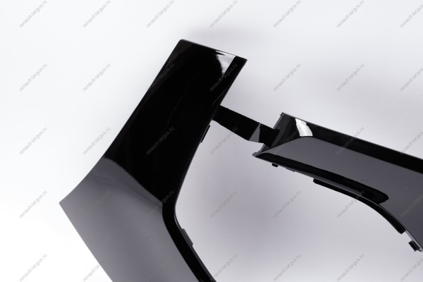 Накладка переднего бампера левая без отвер. под датчик слепой зоны в цвет 672 Пантера (черный) LADA Vesta SW Cross NG Lada