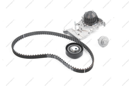 Ремень ГРМ+ ролик 22*D73 (самонатяжной) +водяной насос дв K7M Lada Largus (Gates KP15662XS)