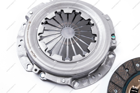 Комплект сцепления Renault Logan, Sandero I/II 1.6 K7M, Lada Largus 1.6 K7M 200 мм, 26 шлицов,трос. привод, с выжимным подшипником (в упак. LECAR) Lada