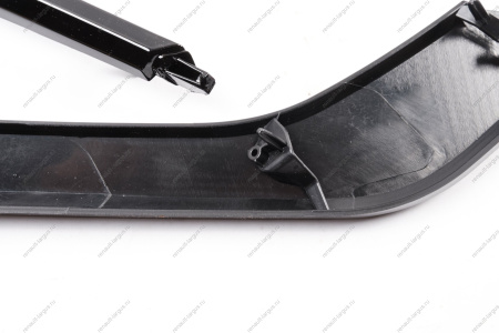 Молдинг переднего бампера к-т 4шт (черный глянец) LADA Vesta FL Россия