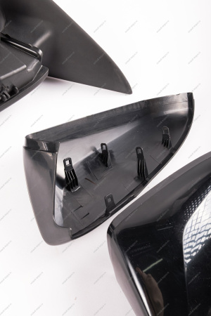 Зеркало LADA Vesta левое+ правое в сборе с накладкой под покраску электропривод , обогрев с повторит поворота(белые) в стиле Лексус к-т( MIRR