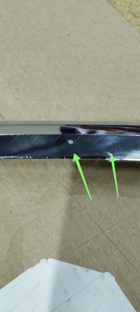 Молдинг переднего бампера к-т 4шт (хром) LADA Vesta FL Россия