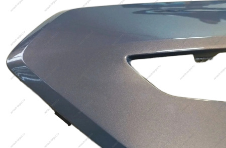 Накладка переднего бампера левая с отверстием под датчик слепой зоны цвет Фантом LADA Vesta SW Cross FL Lada