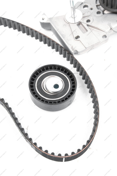 Ремень ГРМ+ ролик 22*D73 (самонатяжной) +водяной насос дв K7M Lada Largus (Gates KP15662XS)