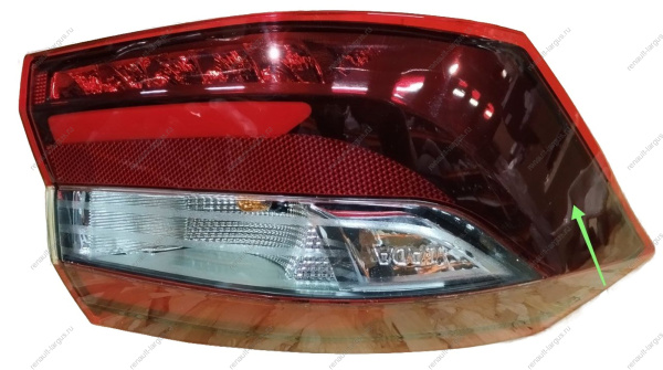 УЦЕНКА Фонарь новый LADA Vesta FL задний наружный левый светодиодный ( Царапины ) Россия