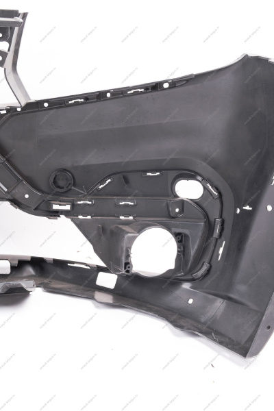 Бампер передний с отверстиями под накладки , с крышкой окна под буксирную проушину (под покраску) LADA Largus Cross (FL) NEW Lada