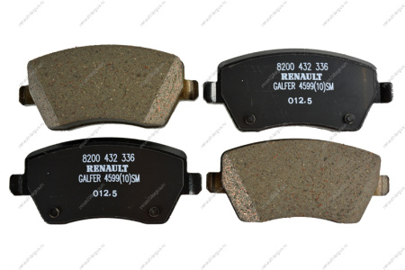 Колодки тормозные передние LADA Largus/Лада Ларгус 16 кл К-Т 1коробка с 4 шт. фургон/универсал Fenox