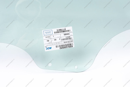 Стекло задней двери LADA Largus/Лада Ларгус левое Tinted (тонирован.) (AGC) Lada