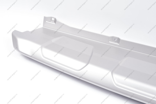 Накладка LADA Largus Cross (FL) NEW переднего бампера центральная (цвет серебристый) Lada