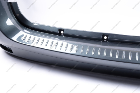 Бампер задний LADA Largus (FL) крашеный 633 Борнео (без отв под парктроник Lada