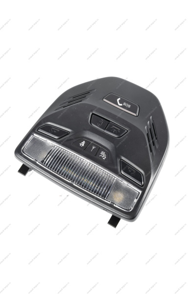 Блок освещения салона LADA Vesta/XRAY 1-го ряда (для а/м с ЭРА ГЛОНАСС) (цвет ЧЕРНЫЙ) Lada