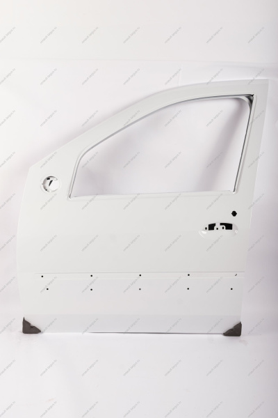 Дверь передняя левая LADA Largus/Лада Ларгус крашеная (с отв. под молдинг) 221 Ледниковый (Белый) Lada