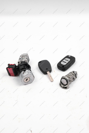 Замок зажигания LADA Vesta с цилиндрами замка двери (без 8450030224 рычага выключателя замка) к-т LD