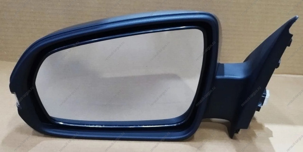 Зеркало LADA Vesta левое в сборе ( электропривод, обогрев, указатель поворота ) Цвет 608 Плутон (серый) Lada