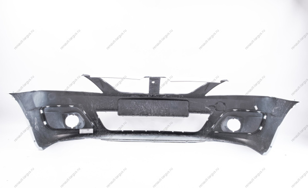 Бампер передний LADA Largus/Лада Ларгус крашеный 221 Ледниковый (Белый) без заглушки под букс. крюк Lada