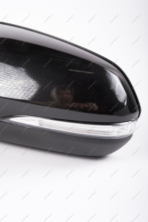 Зеркало LADA Vesta/Веста левое в сборе электропривод Цвет 676 Черная Жемчужина (черный) Lada