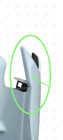 Крыло LADA Largus Cross краш. передее левое в цвет 221 Ледниковый (Белый) Lada