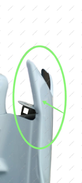 Крыло LADA Largus Cross краш. передее левое в цвет 221 Ледниковый (Белый) Lada